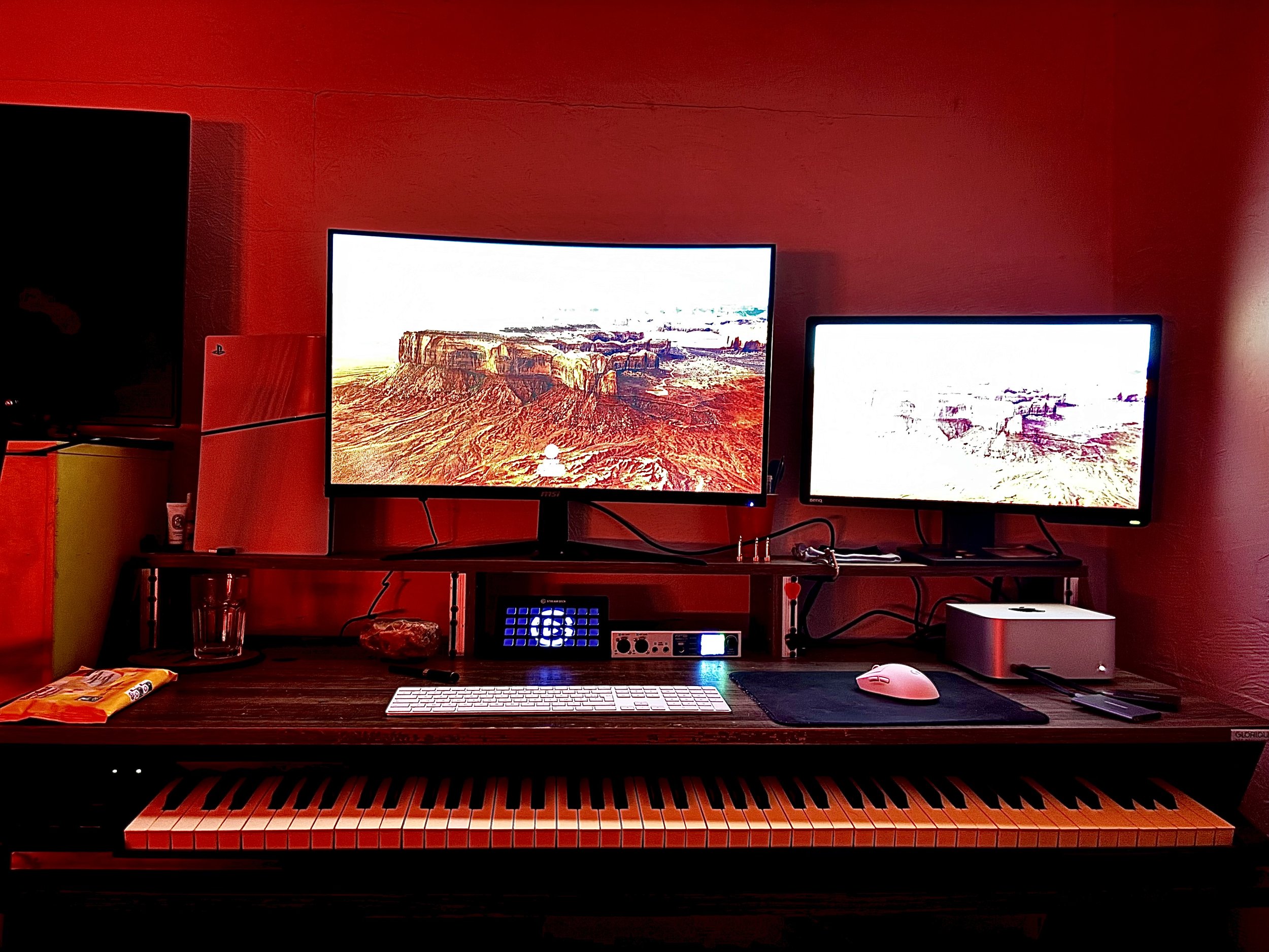 Greg Robert's studio desk